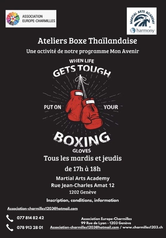 Affiche pour boxe